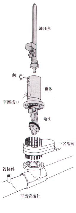 典型带压封堵图示